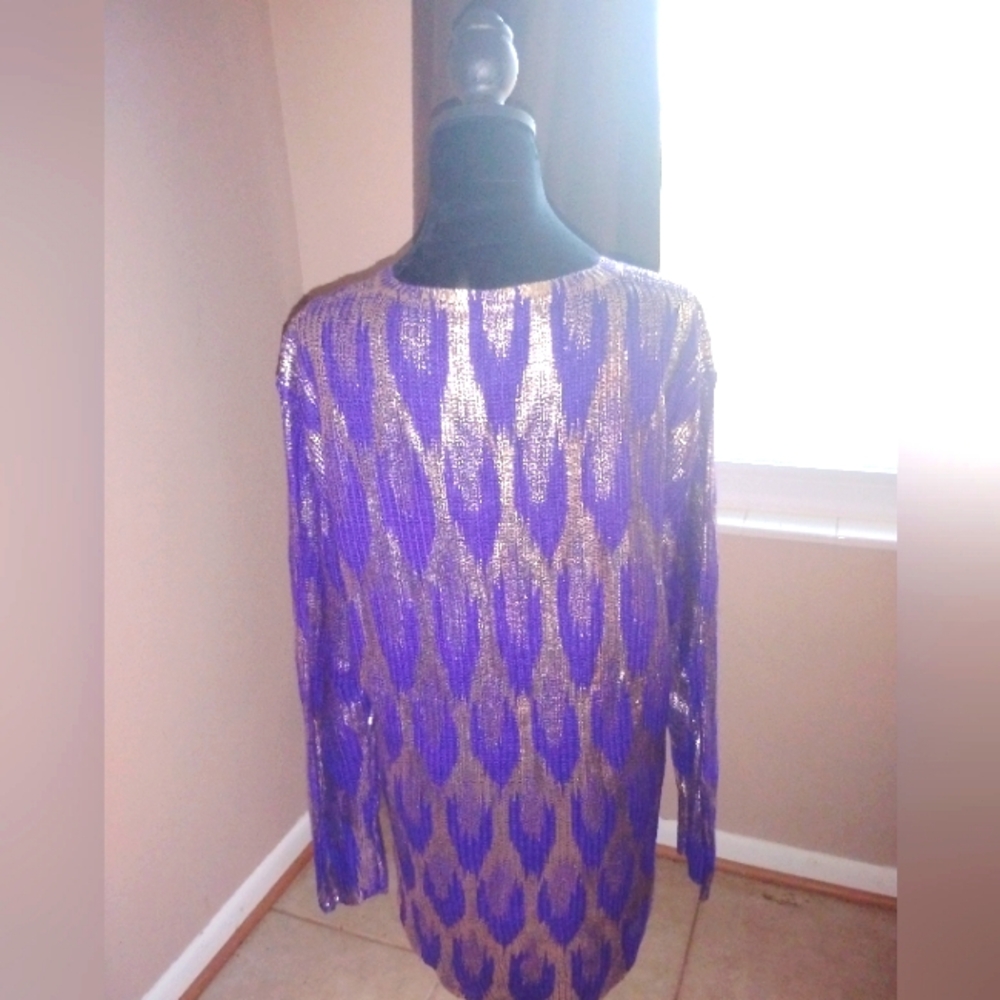 🩷💜🪙 NWT Womens Time & Tru Sweater (1) Ashley Stewart Sweater (1) Duo Autumn - Picture 7 of 7